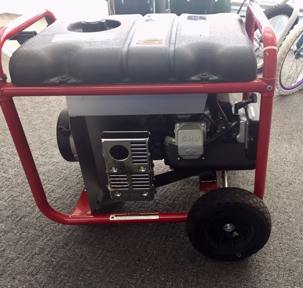 Husky 6250 Gas Power Generator W/5000 Watts. Portable/Emergency Back Up ...