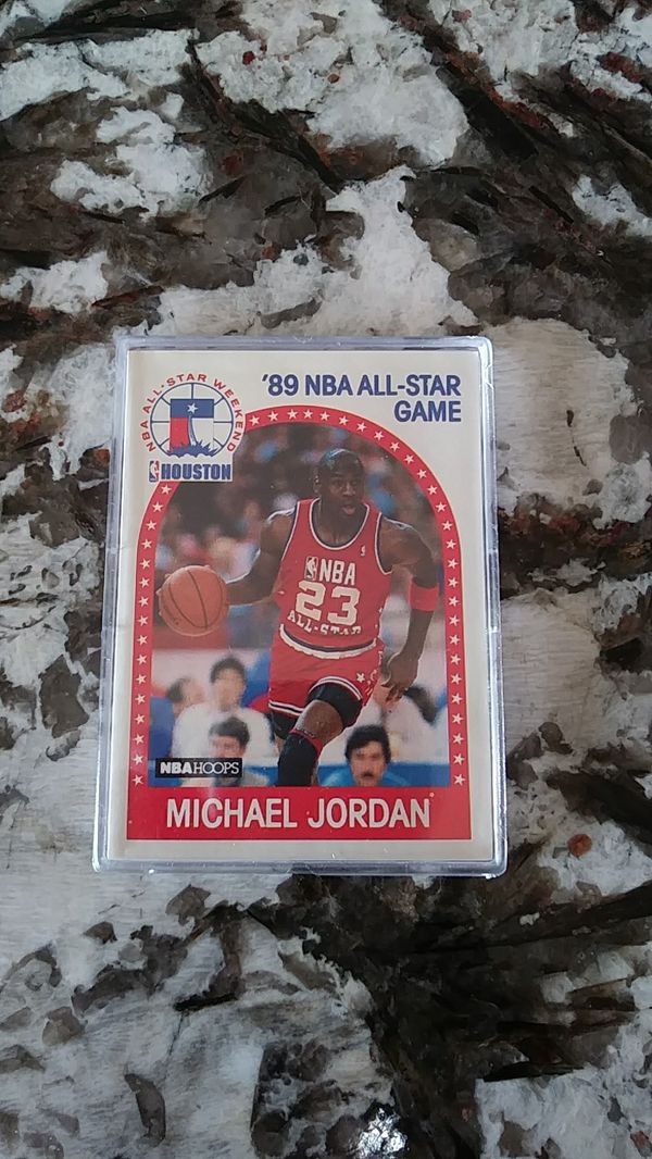 1989 michael jordan nba hoops all star card