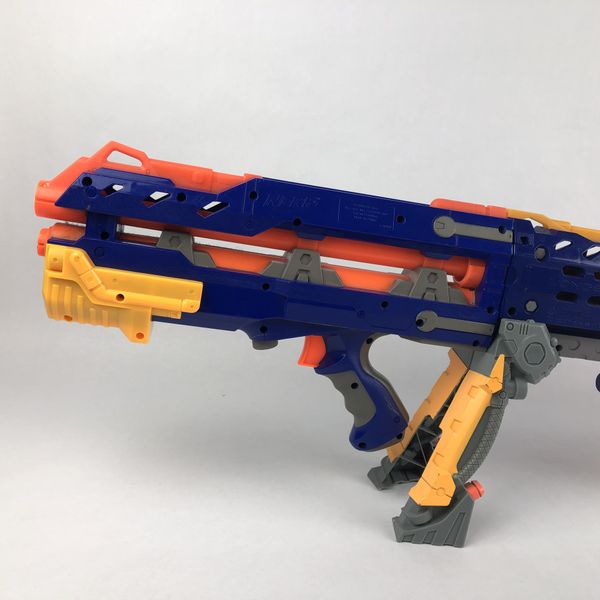 Nerf Blue Longshot CS-6 Sniper Rifle Gun W/ Tripod Clip for Sale in ...