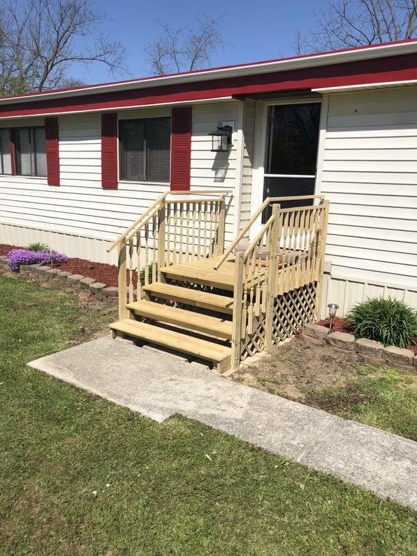 Pressure Treated Home , Mobile Home & RV Steps for Sale in Columbus, OH