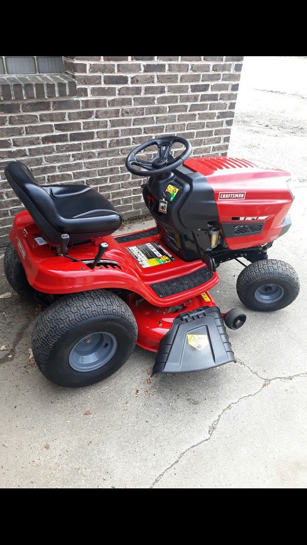 LIKENEW Craftsman T1200 42" Inch Riding Lawnmower W/Foot Pedal Speed