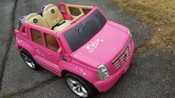 fisher price pink cadillac escalade