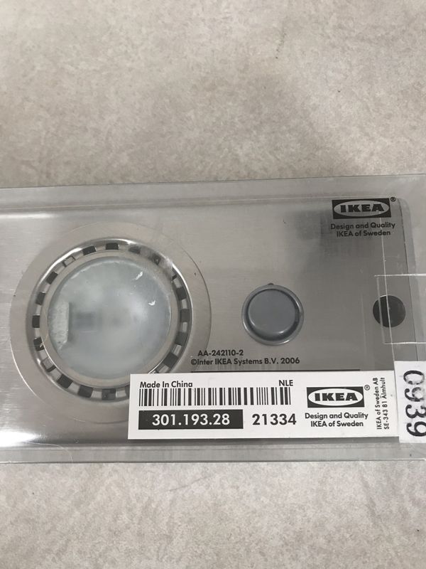 New IKEA GRUNDTAL under Halogen lights stainless steel for Sale
