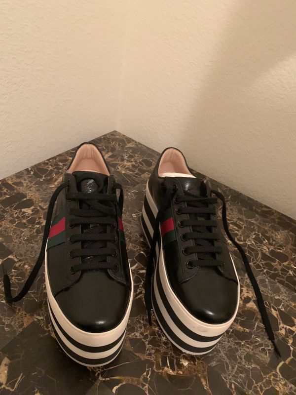gucci black platform