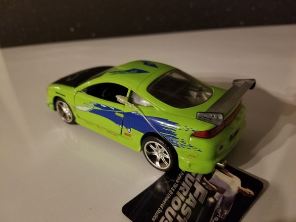 Fast & Furious Brian's 1995 Mitsubishi Eclipse Diecast 1/32 Jada Toys ...