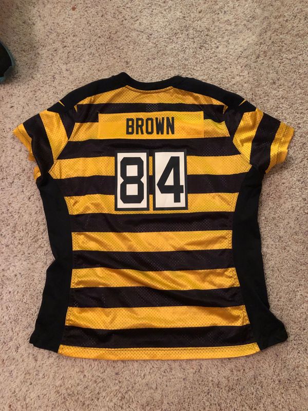 NFL PITTSBURGH STEELERS FOOTBALL JERSEY BUMBLE BEE BLACK AND YELLOW ...