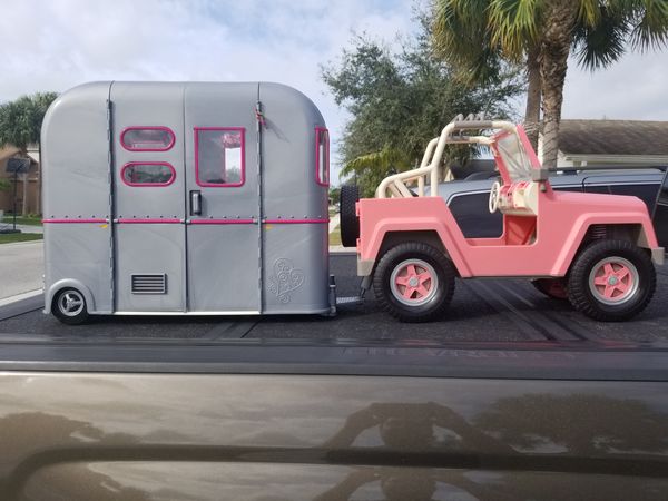 american girl doll jeep and camper