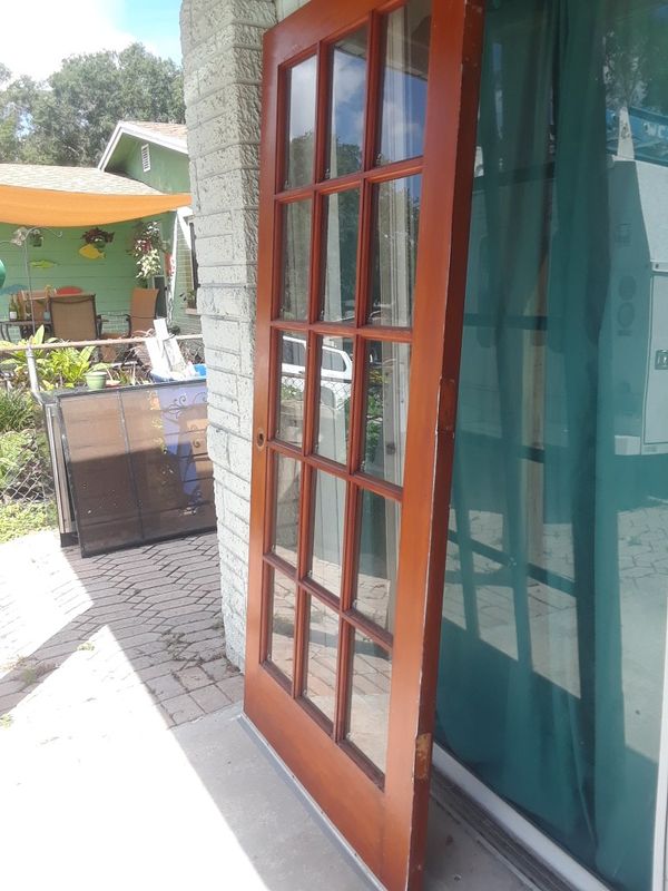 Wood Exterior Door for Sale in St. Petersburg, FL OfferUp