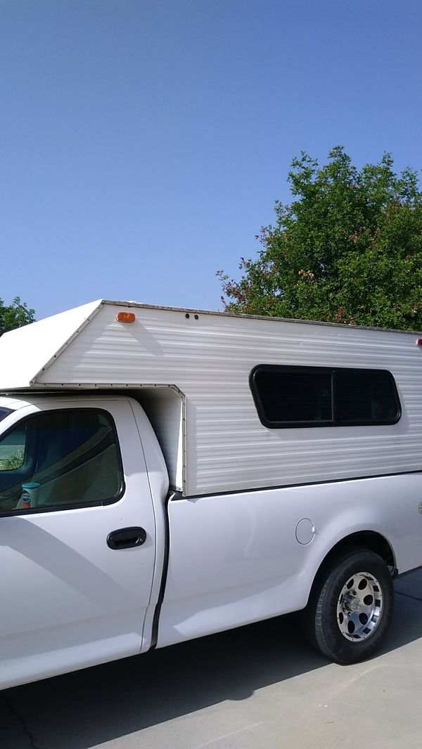 8 foot callen steel framed uninsulated camper shell cab over overland