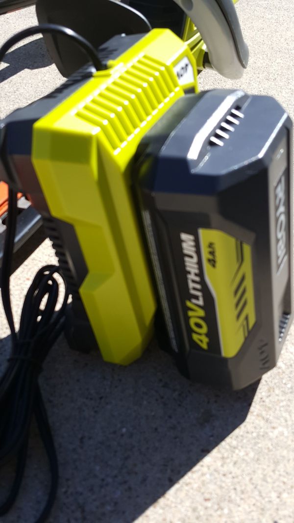 Ryobi 40v weed wacker/trimmer, hedger, battery, charger combo for Sale