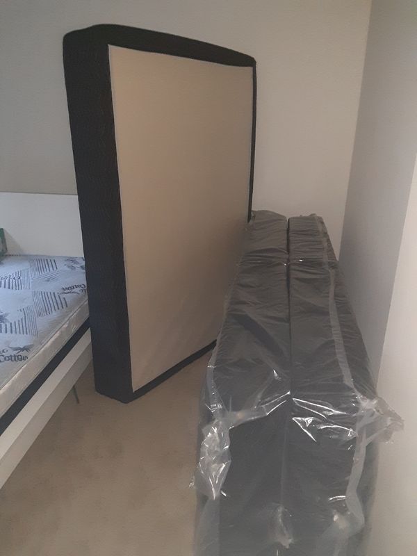 2 brand new box springs! 2 TWIN SIZE XL(two twin size box springs put