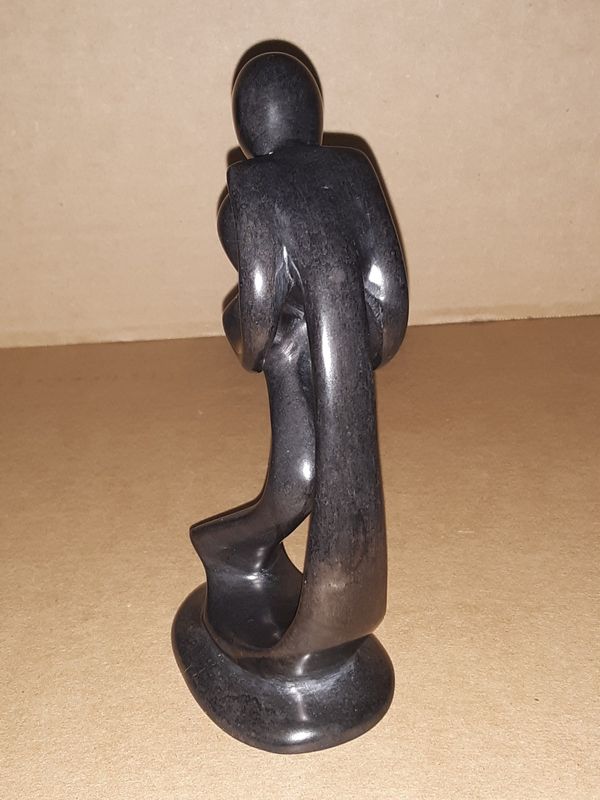 Lovers Kenyan Soap Stone Sculpture Kisii Stone Art for Sale in Bronx ...