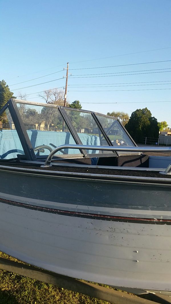 17 ft blue fin aluminum boat for Sale in Glendale, AZ - OfferUp