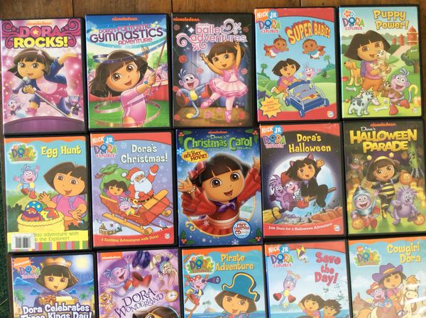 24 Diego & Dora the Explorer Children's DVD Lot: Christmas Halloween ...