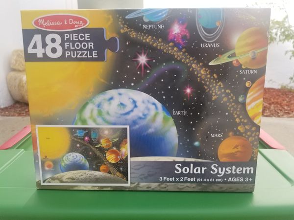 Melissa And Douge 48 Piece Space Planets Jigsaw Puzzle For