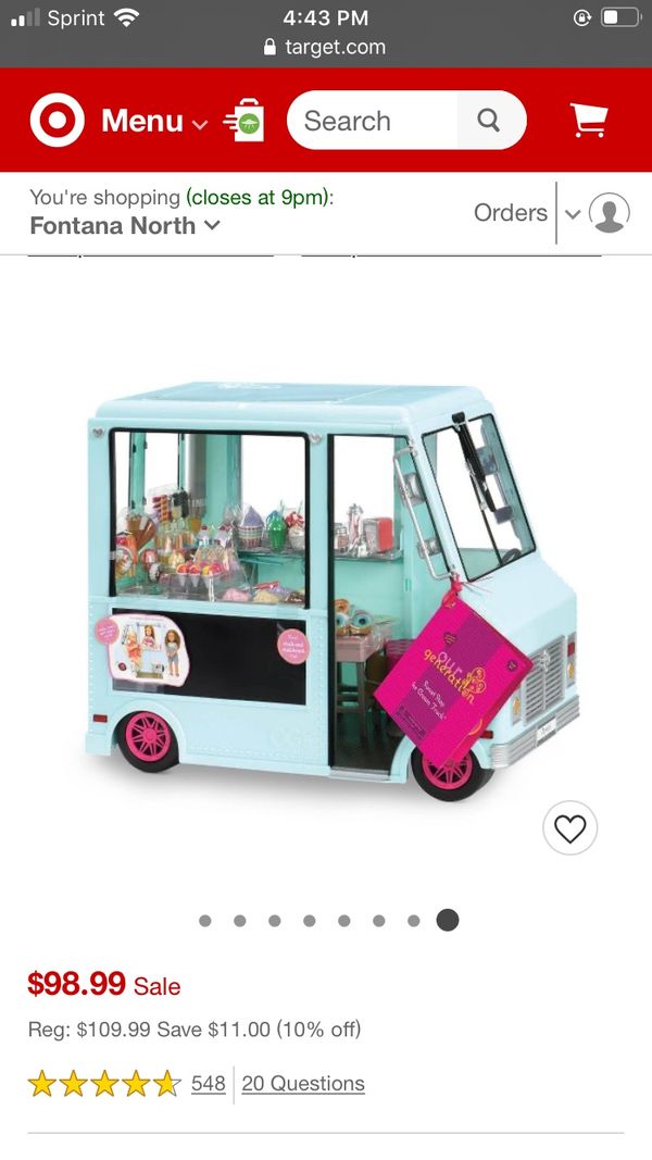 ice cream truck for barbie