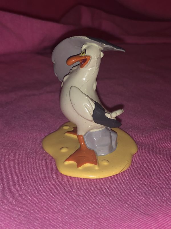 Disney The Little Mermaid Scully the Seagull figurine statue cake topper toy rare for Sale