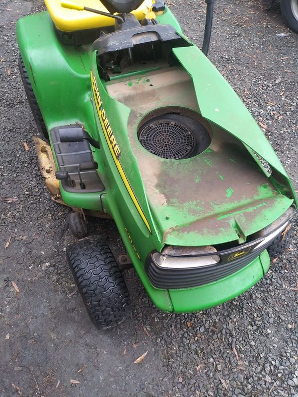 John Deere Lt155 Riding Mower Runs An Cuts Good 15 5hp 38 Deck For Sale In Burlington Nc Offerup