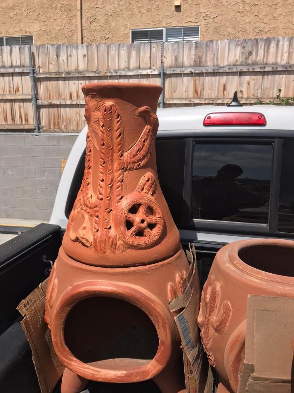 Chimenea fire place pottery for Sale in Jamul, CA - OfferUp
