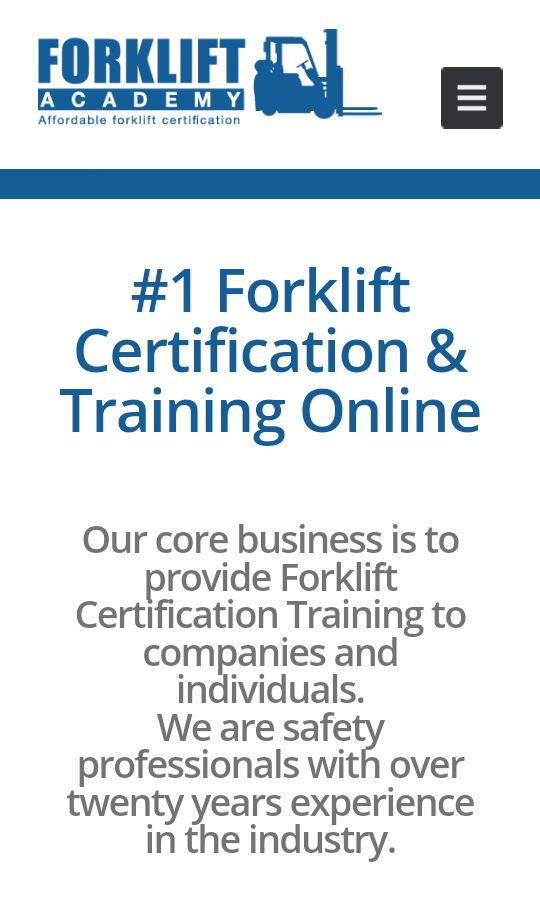 Forklift Certification For Sale In Fontana Ca Offerup