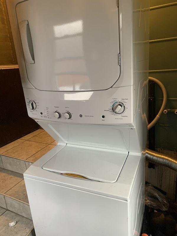 GE stackable washer and dryer, excellent condition 220v for Sale in ...