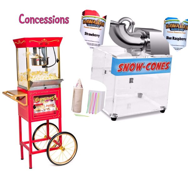 Snow cone or popcorn machine (All day) for Sale in Katy, TX - OfferUp