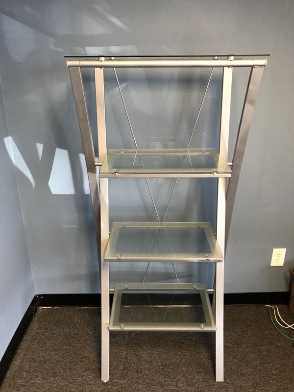 Realspace Zentra Glass Bookcase For In Dallas Tx Offerup 80sold