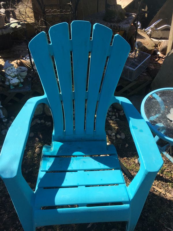 real comfort polypropylene/plastic adirondack chairs $15