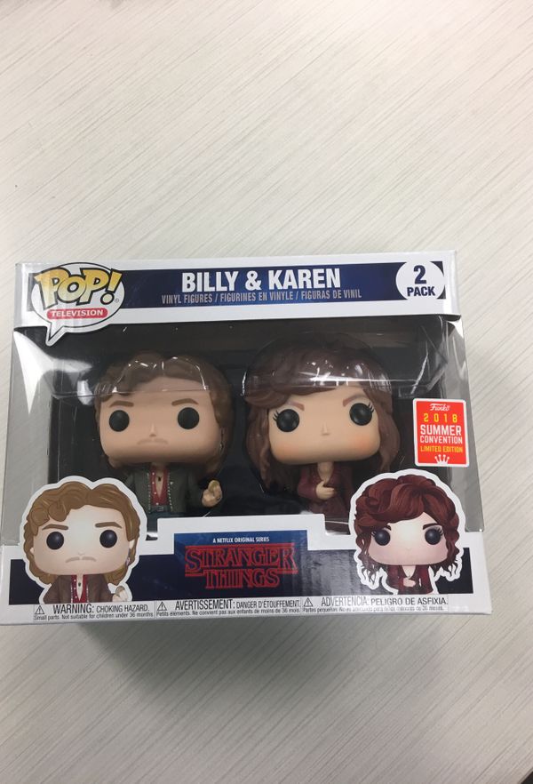 funko pop stranger things billy and karen