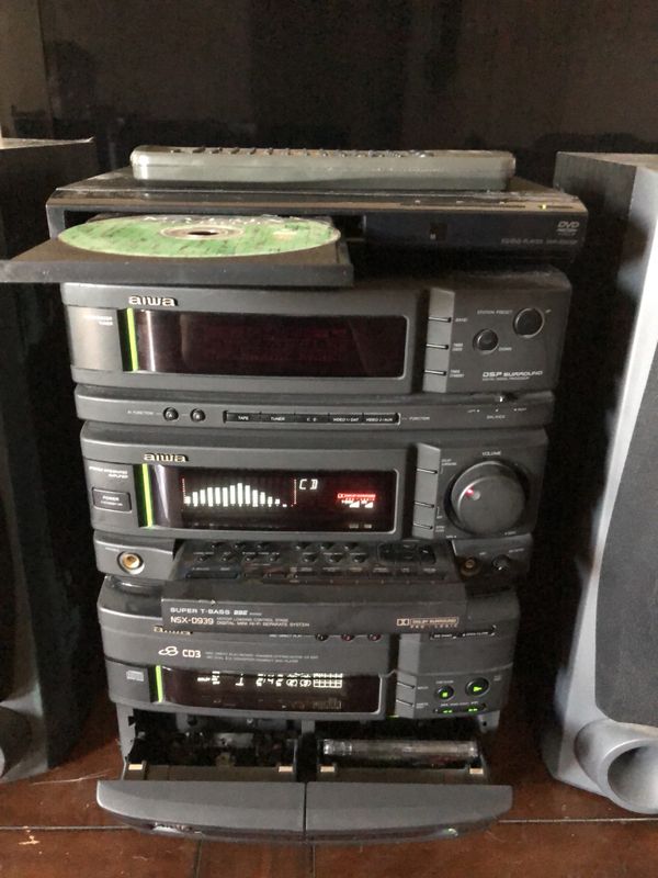 Aiwa NSXD939 Dolby ProLogic Surround Sound DSP sound mode Stereo w