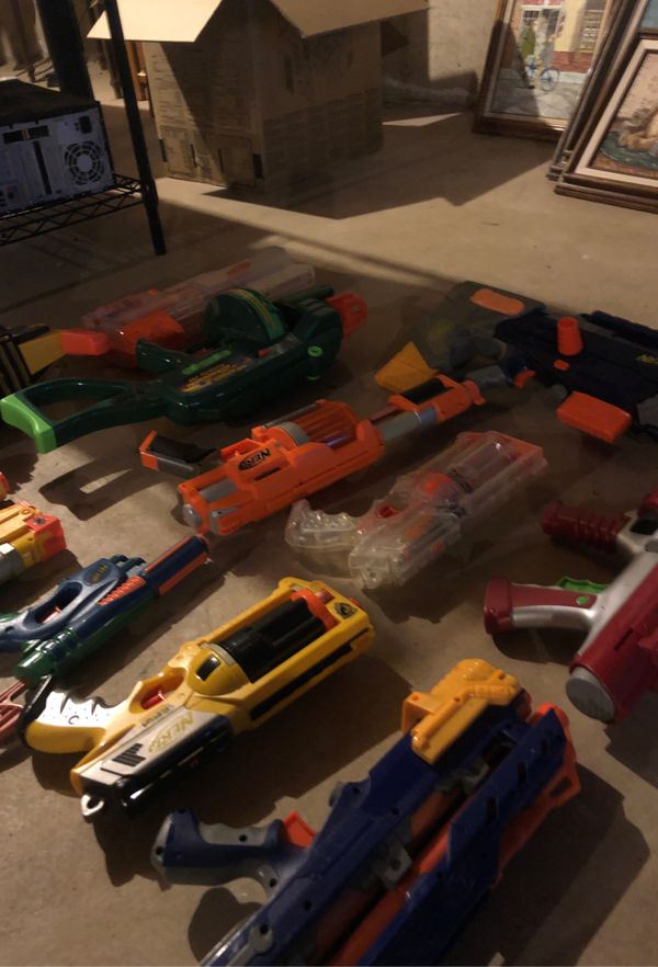 old school CLASSIC NERF GUNS! for Sale in Aurora, IL - OfferUp