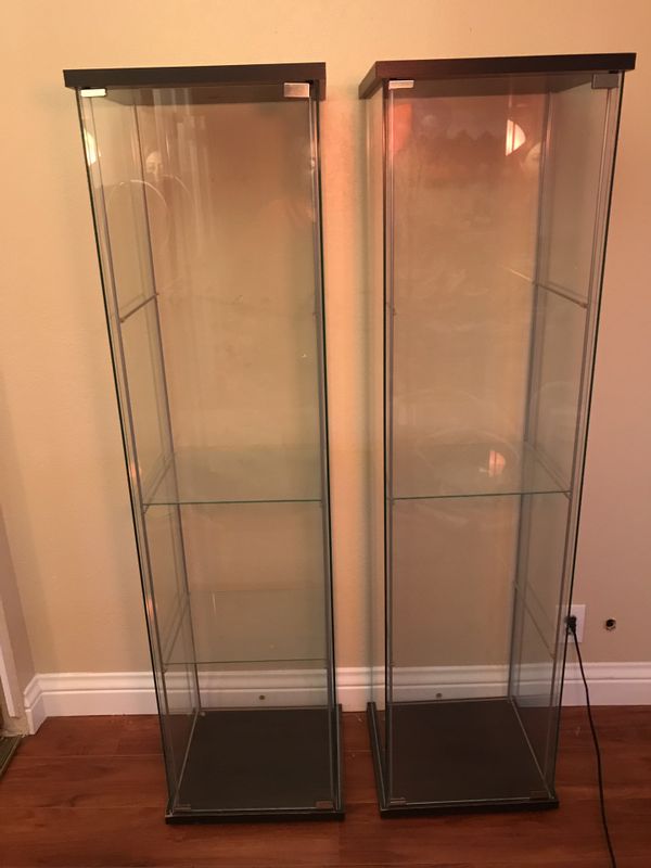 used glass display cabinets for sale near me