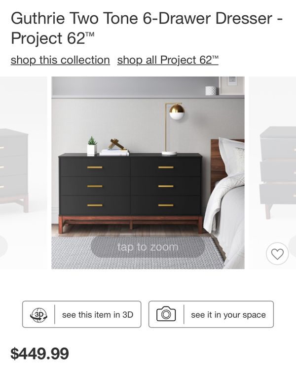 Guthrie Two Tone 6 Drawer Dresser Project 62 For In Rowland 125sold