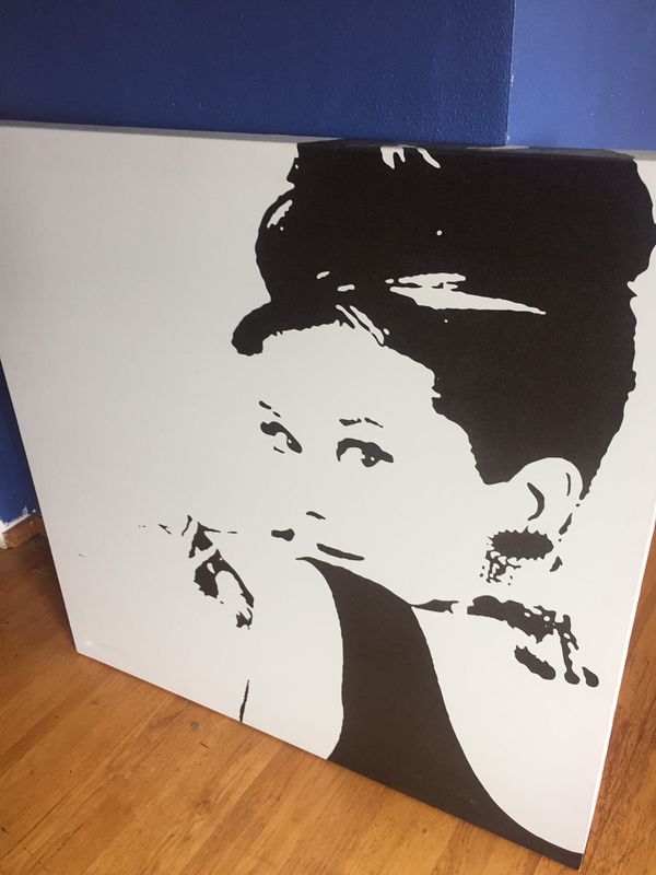 IKEA canvas (large) Audrey Hepburn art for Sale in Seattle, WA - OfferUp