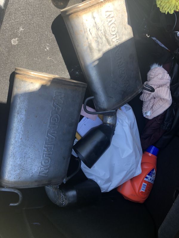 two mufflers on one pipe