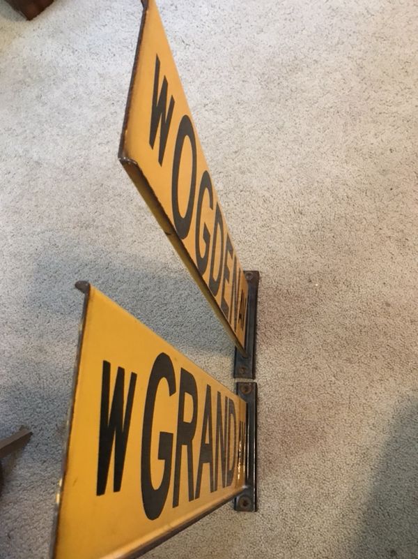 Vintage Original 50s60s Chicago Street Signs for Sale in Plainfield