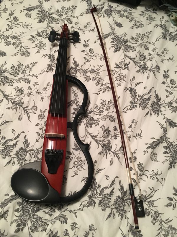 Yamaha SV130 Electric Violin with accessories and books for Sale in