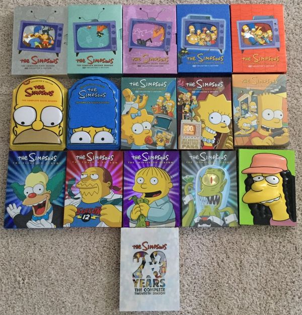 the simpsons all seasons dvd