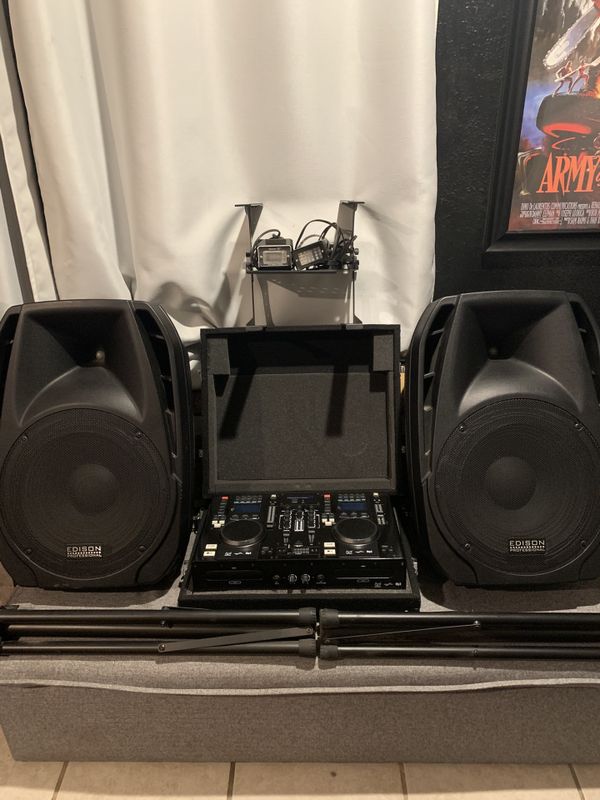 Edison Professional scratch 2500 dj system (full dj set up) for Sale in
