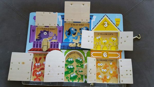 melissa & doug latch puzzle