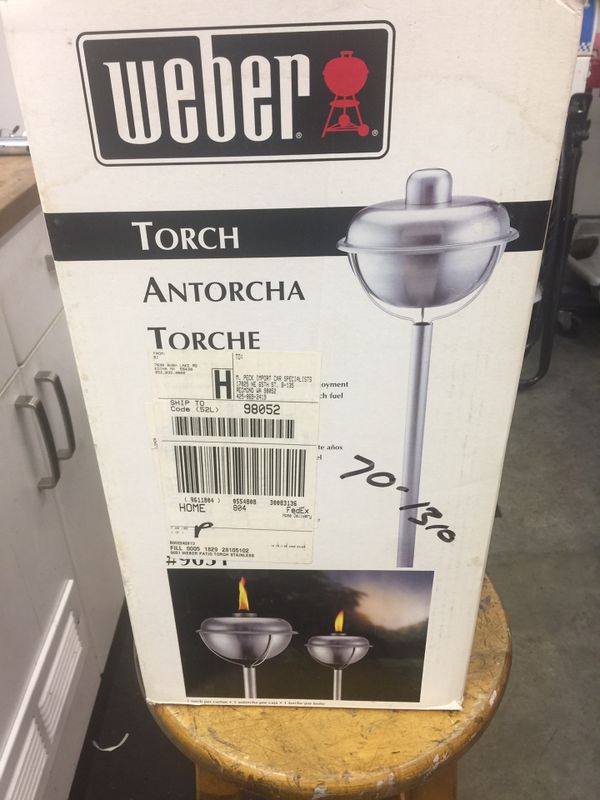 Weber Tiki Torch for Sale in Woodinville, WA OfferUp
