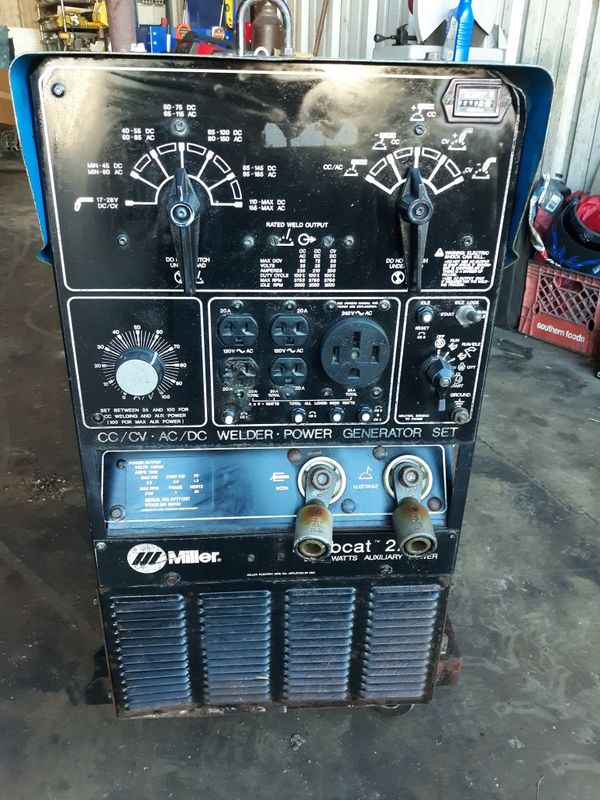 Miller Bobcat 225D Diesel welder generator FOR PARTS OR REPAIR for Sale