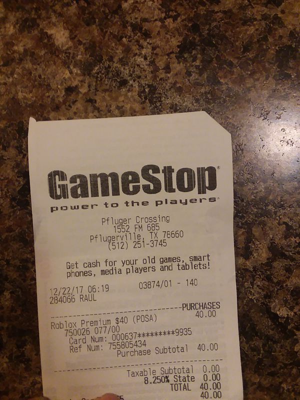 $40 Roblox Card Gamestop Locations Nearby