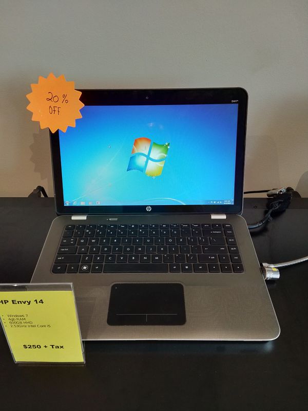 HP Envy 14 Windows 7 4gb 600gb i5 for Sale in Columbus, OH  OfferUp