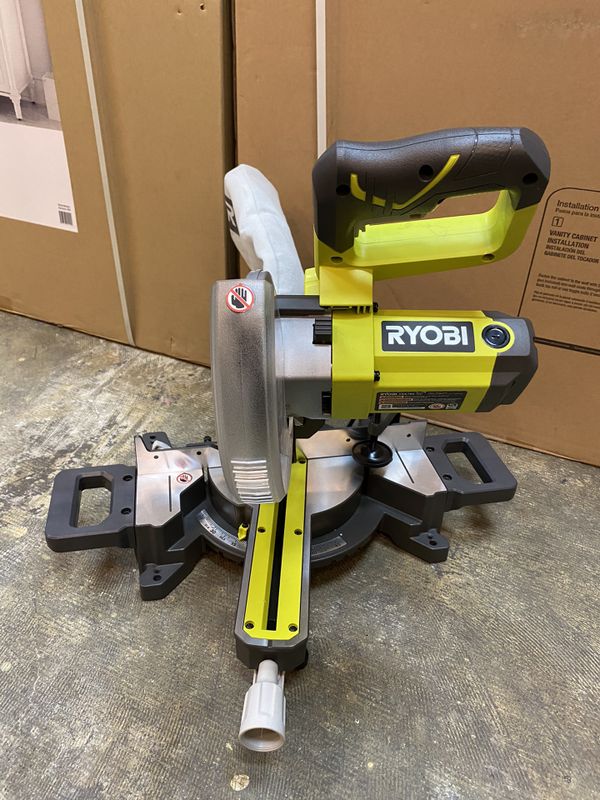 RYOBI 7 1 4 In Sliding Miter Saw For Sale In Houston TX OfferUp ryobi-7-1-4-in-sliding-miter-saw-for-sale-in-houston-tx-offerup