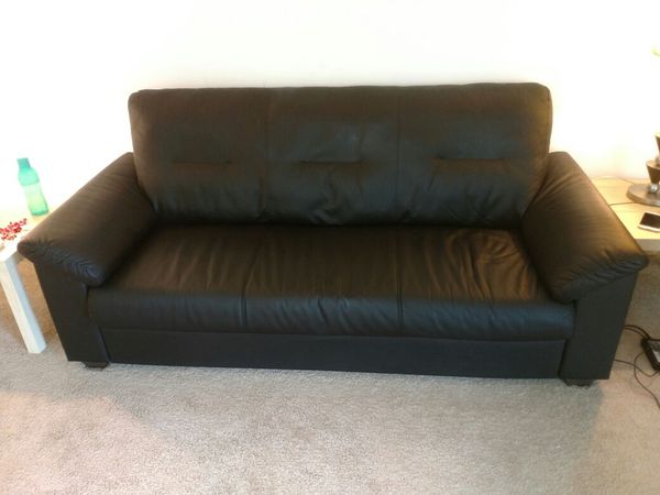 ikea sectional faux leather sofa 5.5 seats