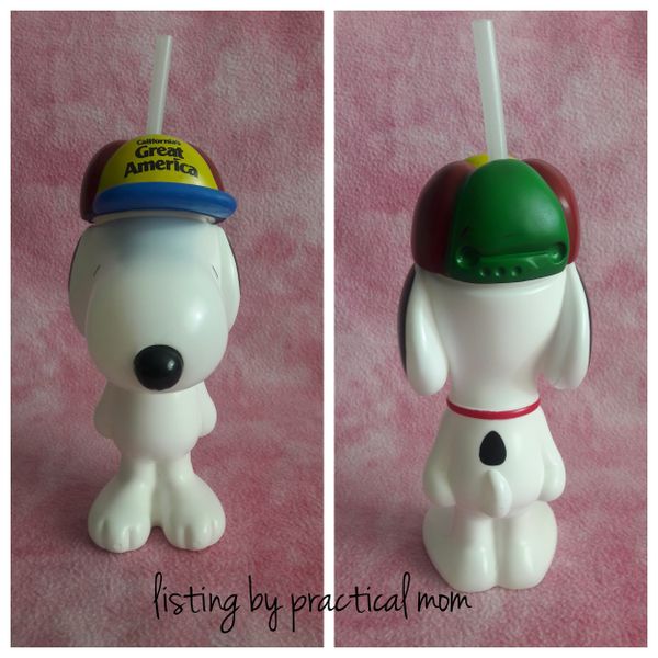 snoopy water bottle dog toy