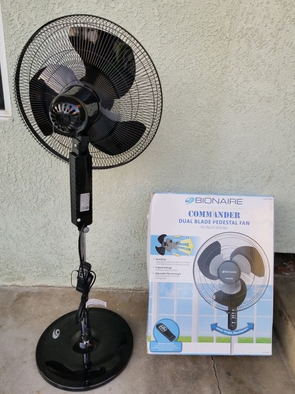Bionaire Dual Blade Pedestal Fan 16 Inch For Sale In Downey Ca
