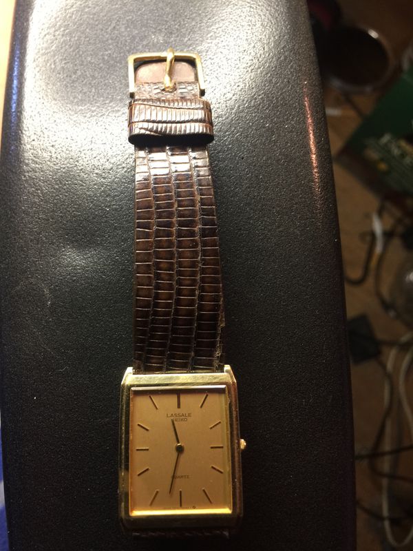Men’s Seiko Lasalle Gold Plated Watch for Sale in Mesa, AZ - OfferUp