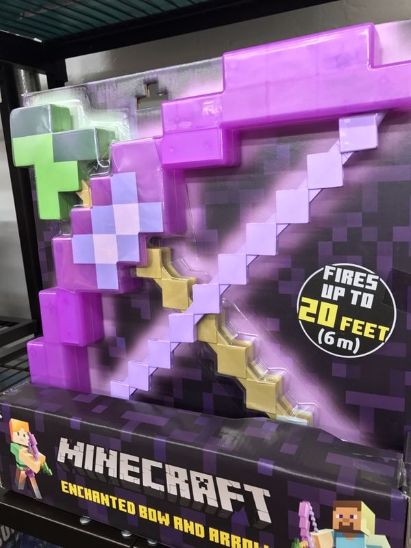 minecraft enchanted bow and arrow toy